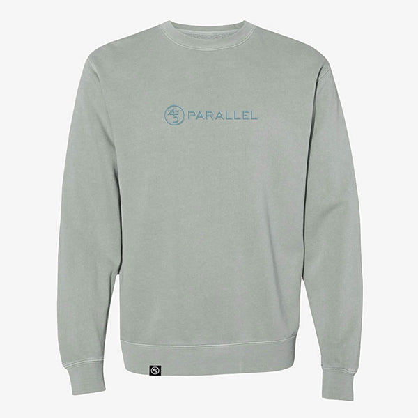 45th Parallel Embroidered Crew Sweatshirt