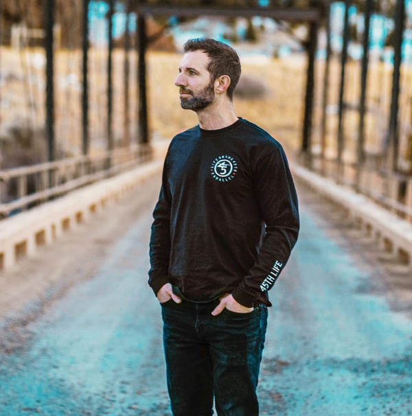 LONG SLEEVE TAGLINE TEE - 45TH PARALLEL