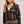 Plaid Wide Collar Knit Sweater