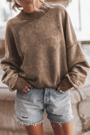 Drop Shoulder Crewneck Sweatshirt