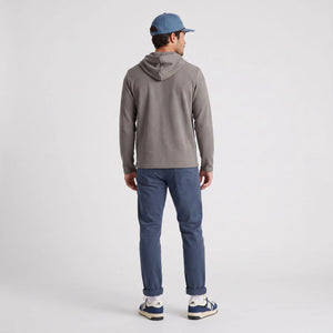 Men's Lichen Stretch Flannel Hooded Henley