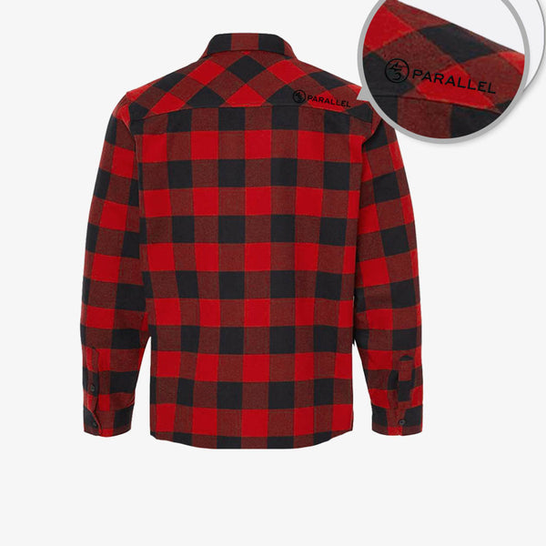 45th Embroidered Buffalo Plaid Youth Flannel