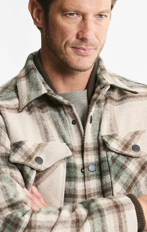 Sherpa Lined Wool Blend Jacket