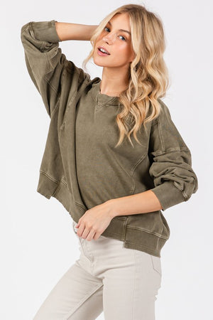 French Terry Oversize Sweat Shirt
