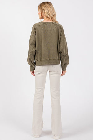 French Terry Oversize Sweat Shirt