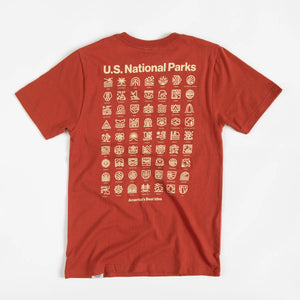 U.S. National Parks Unisex Short Sleeve Tee