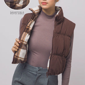 Full-Zip Reversible Puffer Vest