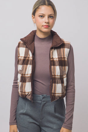 Full-Zip Reversible Puffer Vest