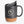 45th Parallel Cork Bottom Mug in Black with white etched logo front view