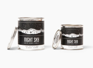 Northwoods Candle in Night Sky