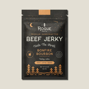 Rogue Jerky in Bonfire Bourbon