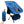 Ultralight Compact Camping Chair in Blue with carry bag