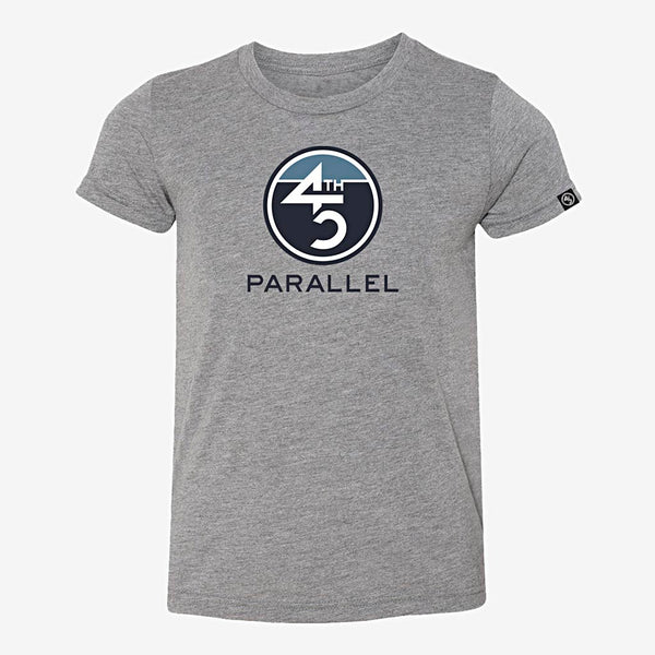 45th Parallel Youth Shield Logo Tee