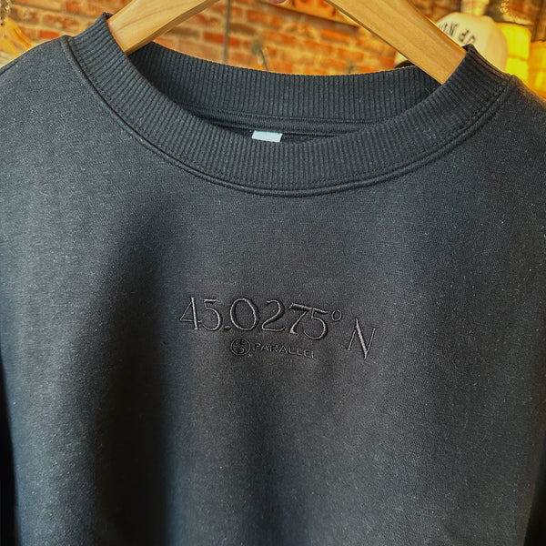 45th Parallel Cropped Latitude Sweatshirt