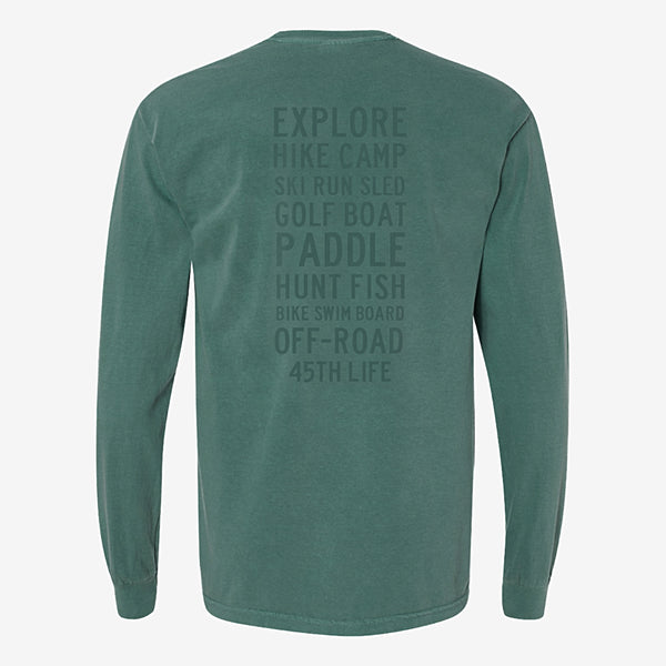 45th Life Long Sleeve Activity Tee