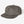 45th Parallel Classic Flat Brim Hat in Iron Ridge with tonal embroidered circle logo