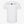 Freedom Badge Tee in Alpine White — back view with Freedom on the 45 Parallel wordmark