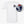 Freedom Badge Tee in Alpine White — close-up of 45th Parallel chest badge