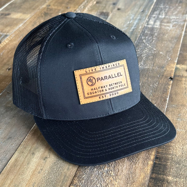 Live Inspired Leather Patch Hat