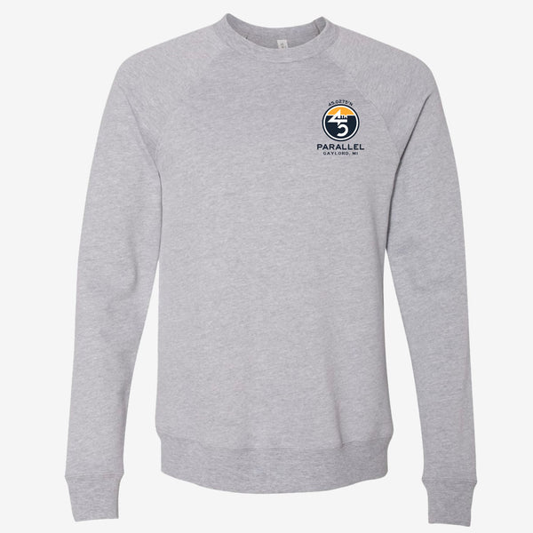 45th Life Latitude Crew sweatshirt inspired by life along the 45th Parallel
