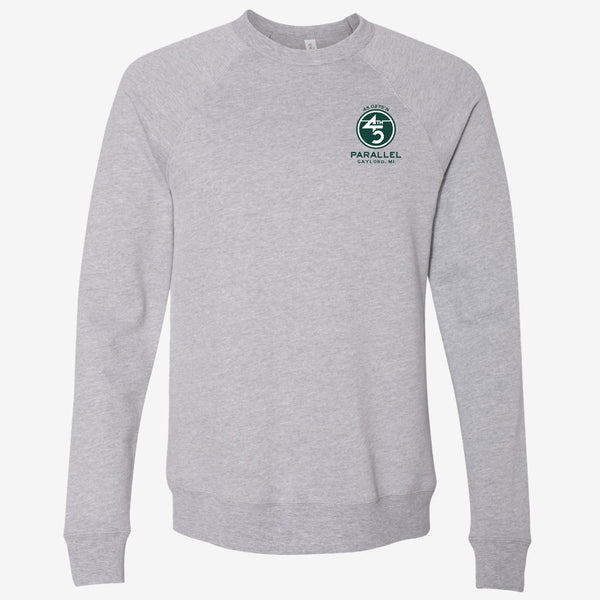 45th Life Latitude Crew sweatshirt inspired by life along the 45th Parallel