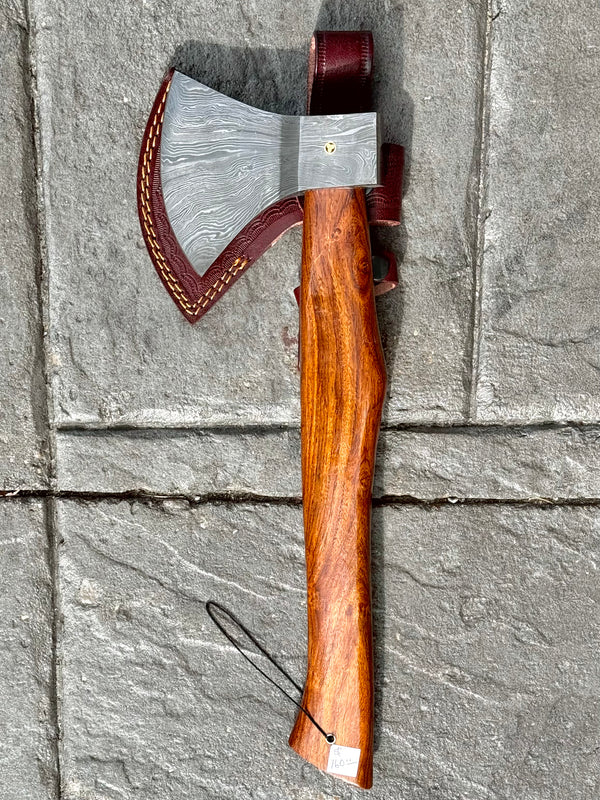 Damascus Steel Hatchet - Available In Store Only