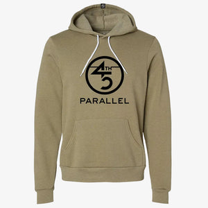 Classic Hoodie in Heather Olive front view