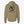 Emblem Hoodie in Heather Olive back view