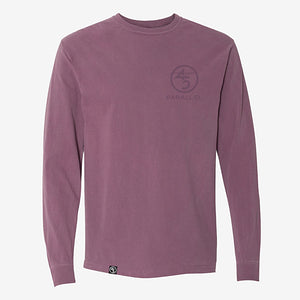 45th Parallel Long Sleeve Activity Tee in Wild Berry front view