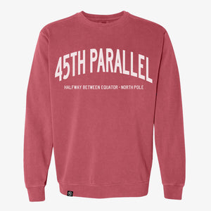 Collegiate Crew in Faded Crimson