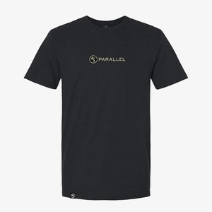 45th Parallel Halfway Tee in Midnight Black front view
