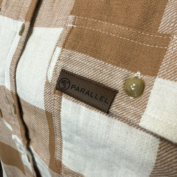 Woman's Plaid Flannel Button Down Shirt