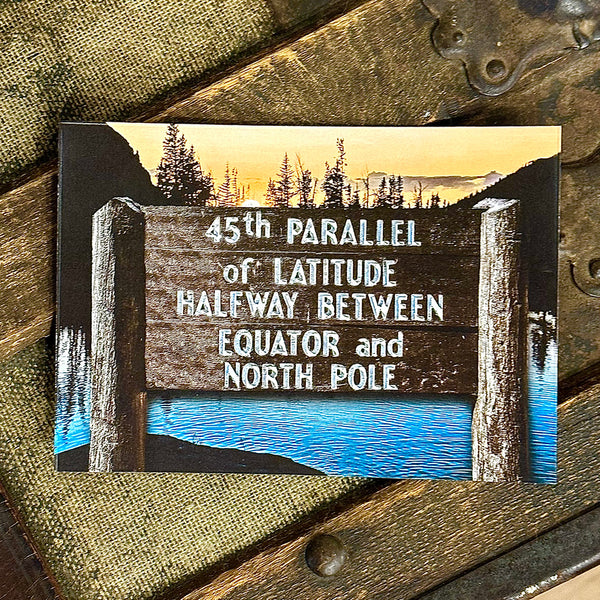 45th Parallel Postcard