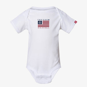 45th Parallel Freedom Flag Onesie