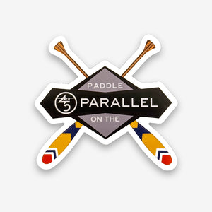 45th Parallel Paddle Sticker