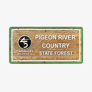 45th Parallel Pigeon River Country Sticker