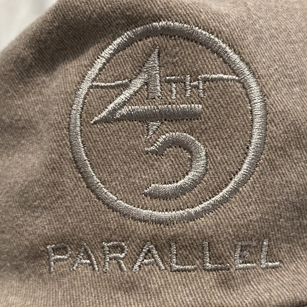 45th Parallel Classic Embroidered Flat Brim Hat