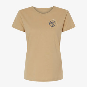 45th Parallel Women's Tagline Tee in Wheat