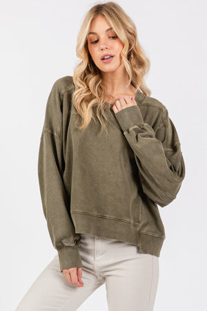 French Terry Oversize Sweat Shirt