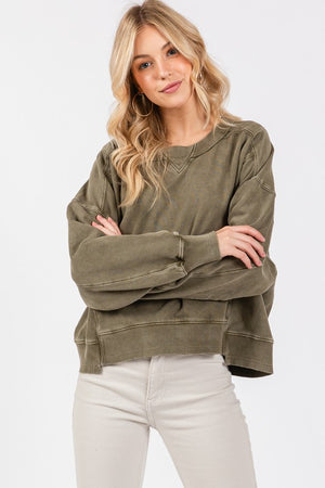 French Terry Oversize Sweat Shirt