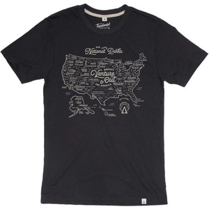 National Parks Map Tee