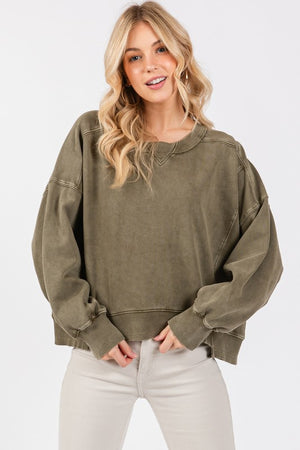 French Terry Oversize Sweat Shirt