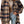 Hooded Long Sleeved Casual Plaid Jacket