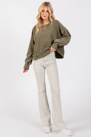 French Terry Oversize Sweat Shirt