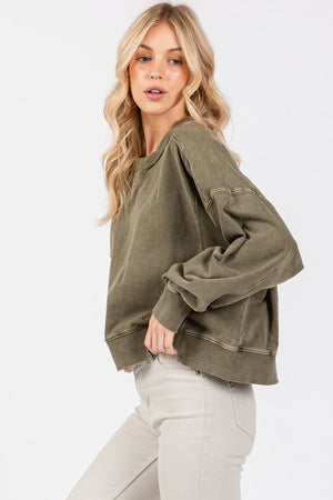 French Terry Oversize Sweat Shirt