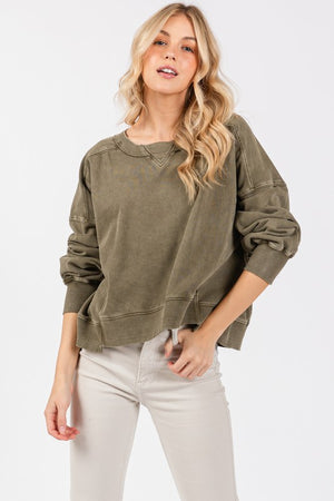 French Terry Oversize Sweat Shirt
