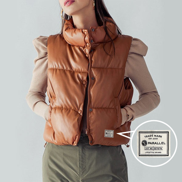 45th Cropped Puffer Vest