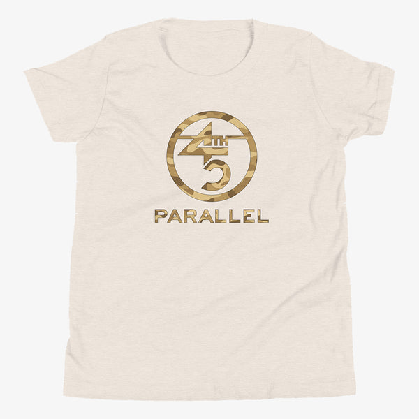 45th Parallel Youth Camo Logo Tee