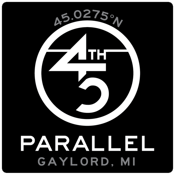 MY LATITUDE STICKERS (4x4" Square) - 45th Parallel