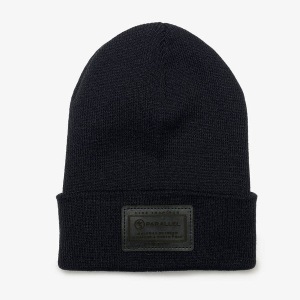 45th Leather Patch Beanie